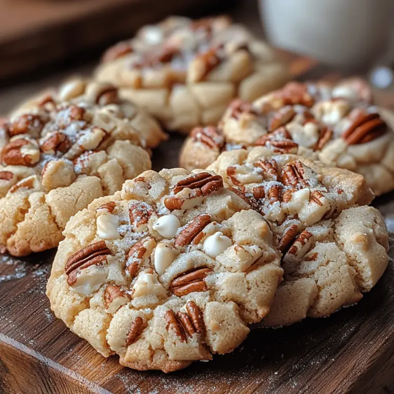 Butter Pecan Cookies have a unique charm that captivates cookie lovers everywhere. Their appeal lies not only in their flavor but also in the nostalgia they evoke. The rich taste of butter, combined with the sweet, caramel notes of brown sugar and the delightful crunch of toasted pecans, creates a cookie that is both comforting and indulgent. Each bite offers a perfect balance of sweetness and nuttiness, making these cookies an irresistible treat.