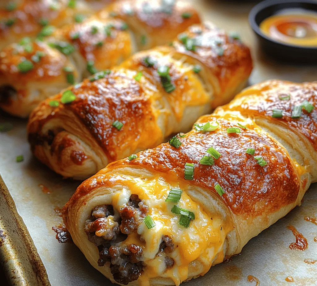 Breakfast is often heralded as the most important meal of the day, and for good reason. It sets the tone for the hours ahead, providing the fuel and energy necessary to tackle daily tasks. From hearty omelets to fluffy pancakes, breakfast foods are beloved for their comforting flavors and wholesome ingredients. Among these delightful options, one dish stands out for its perfect combination of flavor and convenience: Savory Breakfast Sausage Crescent Rolls.