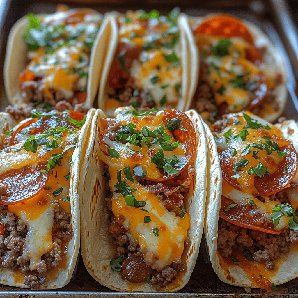 Creating the perfect Meat Lovers Pizza Tacos requires a selection of key ingredients that work harmoniously to deliver a mouthwatering experience. Each component plays a crucial role in building the flavor profile and texture of the dish, ensuring that every bite is filled with satisfaction.