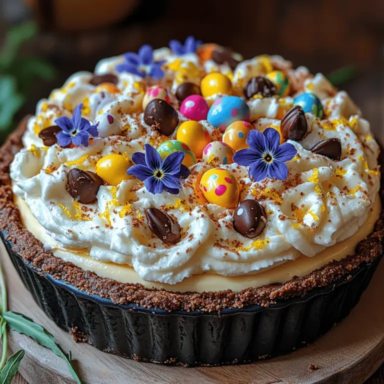 Easter is a time of joy and celebration, marked by family gatherings, vibrant decorations, and an abundance of delicious food. Among the myriad of dishes served during this festive season, desserts hold a special place in the hearts of many. They are not just sweet treats but symbols of indulgence and festivity, often becoming the highlight of the Easter feast. One dessert that stands out for its elegance and flavor is the Spring Delight Cheesecake Pie.