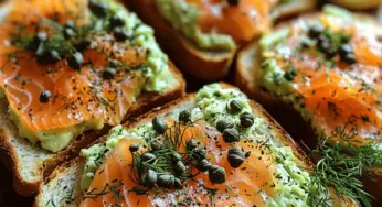 Heavenly Smoked Salmon Sourdough Toast: A Deliciously Simple Recipe