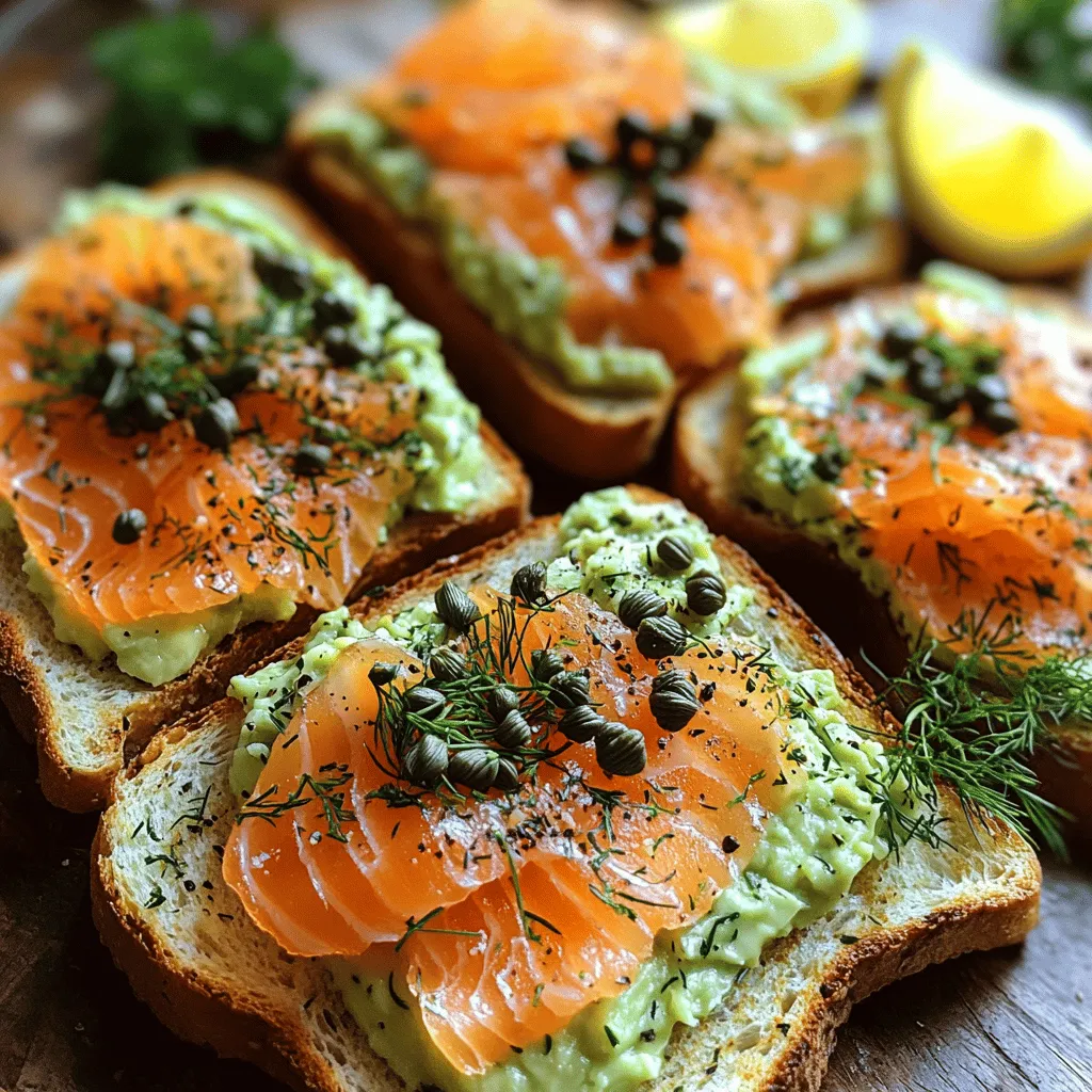 Indulging in a delightful breakfast or brunch doesn’t have to be complicated. Enter the Heavenly Smoked Salmon Sourdough Toast, a perfect combination of rich flavors and textures that elevates your morning routine. This recipe not only pairs the creamy goodness of avocado and cream cheese with the savory taste of smoked salmon, but it also showcases the crusty charm of sourdough bread. It’s a dish that is not only satisfying but also visually stunning, making it a perfect choice for gatherings or a special treat for yourself.