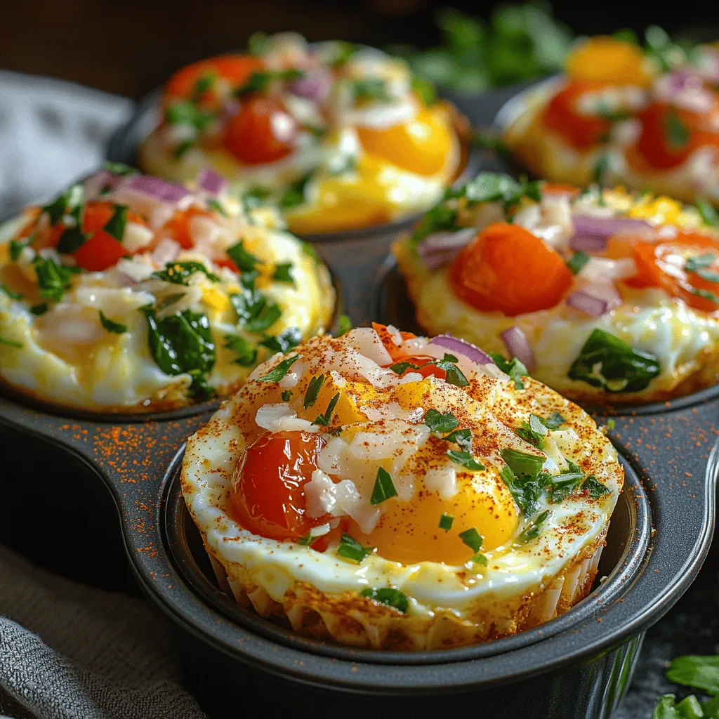 Savory Sunrise Baked Egg Cups are more than just a breakfast item; they are a culinary solution that caters to various dietary preferences and lifestyles. One of the most significant advantages of these egg cups is their adaptability. You can customize the ingredients based on what you have on hand or your personal taste. Whether you prefer a classic combination of bell peppers and onions or want to experiment with kale, spinach, or even sun-dried tomatoes, the options are virtually endless.
