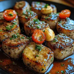If you're searching for a meal that satisfies your craving for rich, savory flavors and can be prepared in the blink of an eye, look no further than Sizzling Garlic Butter Steak Bites. This dish is not just another recipe; it’s a celebration of culinary simplicity and flavor. Bringing together tender pieces of sirloin steak, aromatic garlic, and a blend of fresh herbs, these steak bites are perfect for a quick weeknight dinner or an elegant dish for entertaining guests.
