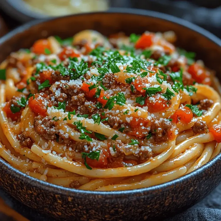 When it comes to quick, comforting meals, few dishes can compete with the classic Savory Garlic Beef Pasta. This delightful recipe combines the rich flavors of ground beef with the aromatic punch of garlic and the satisfying chew of pasta, creating a dish that is not only delicious but also incredibly easy to make. Perfect for busy families and pasta enthusiasts alike, this meal is a go-to option for anyone looking to whip up something flavorful without spending hours in the kitchen.