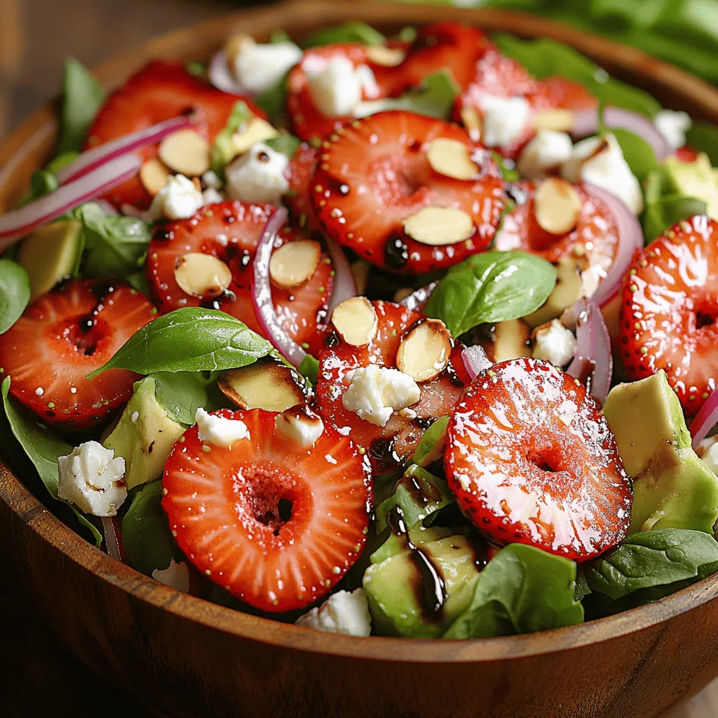 As the seasons change and summer approaches, the bounty of fresh fruits becomes an enticing reason to revamp our salads. Incorporating seasonal fruits into salads not only enhances the flavor but also boosts the nutritional profile, making them a delightful option for any meal. One such recipe that encapsulates this idea is the Sweet & Savory Strawberry Delight salad. This vibrant dish merges the sweetness of fresh strawberries with savory components, creating a perfect balance that is satisfying and refreshing. It’s an ideal choice for summer picnics, casual lunches, or even elegant dinner parties, making it a versatile option that can adapt to various occasions.