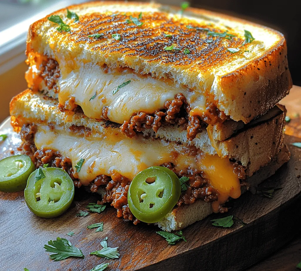 There's something inherently comforting about a grilled cheese sandwich paired with the tangy, savory goodness of Sloppy Joes. Both dishes evoke nostalgia and warmth, often reminding us of cozy family dinners or late-night snacks. Imagine the joy of biting into a sandwich that combines the gooey, melty cheese and crisp bread of a grilled cheese with the rich, flavorful filling of a Sloppy Joe. This delightful fusion is what we proudly present as the Ultimate Grilled Cheese Sloppy Joes—a hearty meal that brings together the best of both worlds.