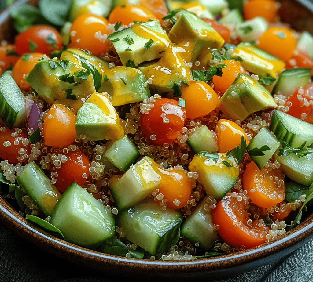 To truly appreciate the Zesty Citrus & Quinoa Weight Loss Salad, it’s essential to delve into the nutritional profiles of its key ingredients. Each component not only adds to the salad’s delightful taste but also contributes significantly to your health.