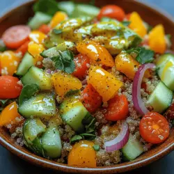 To truly appreciate the Zesty Citrus & Quinoa Weight Loss Salad, it’s essential to delve into the nutritional profiles of its key ingredients. Each component not only adds to the salad’s delightful taste but also contributes significantly to your health.
