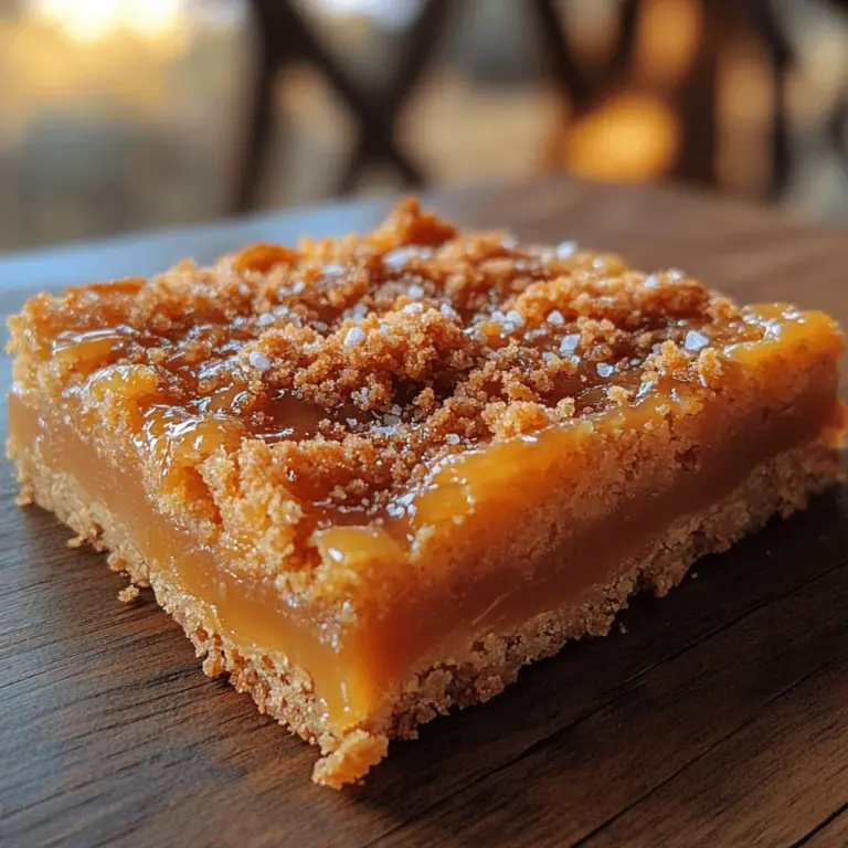 Indulging in a sweet treat can brighten any day, and what better way to satisfy your cravings than with a batch of indulgent salted caramel butter bars? These delectable dessert bars are the perfect balance of rich, buttery flavors and the sweet yet slightly salty notes of caramel. Imagine sinking your teeth into a soft, gooey layer of caramel enveloped by a crumbly butter crust that melts in your mouth. This dessert is undeniably a crowd-pleaser and is sure to leave everyone, including yourself, reaching for seconds.