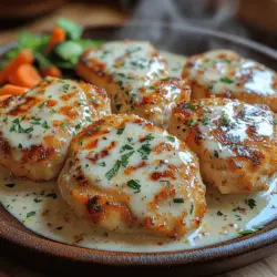 Parmesan Chicken in Creamy Garlic Sauce is a dish that brings together the rich flavors of tender chicken, creamy sauce, and the aromatic kick of garlic. This dish has become a household favorite across many kitchens, and for good reason. The irresistible combination of crispy, golden-brown chicken breasts coated in a velvety garlic sauce creates a meal that is both comforting and indulgent. Whether you're preparing a weeknight dinner for your family or hosting a special occasion, this recipe is sure to impress.