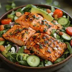 In recent years, the popularity of healthy salads has surged, as more individuals seek vibrant, nutrient-dense meals that are as good for the body as they are for the palate. Salads have evolved from simple lettuce and tomato combinations into exciting culinary creations that showcase a variety of flavors, textures, and nutritional benefits. Among these delightful dishes, the Spicy Honey Glazed Salmon Salad stands out as a particularly enticing option, blending the richness of salmon with a tantalizing sweet and spicy glaze.