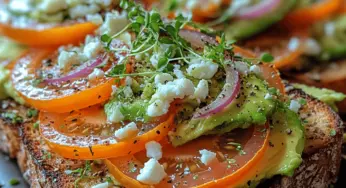 Avocado Bliss Toast: A Nutritious Delight