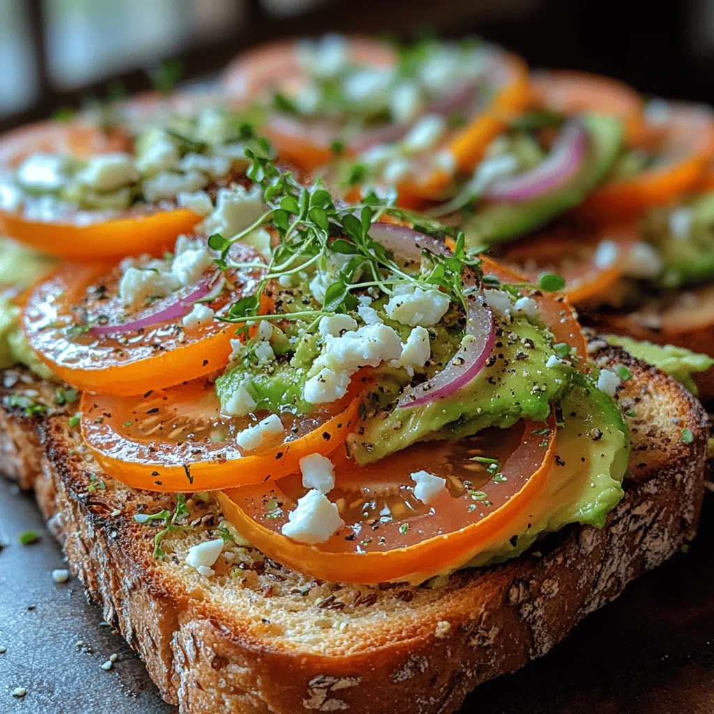 Avocado Bliss Toast has emerged as a beloved staple in many households and cafes, celebrated for its versatility and nutritional value. This simple yet satisfying meal is more than just a trendy Instagram post; it represents a shift towards healthier eating habits, where fresh ingredients and vibrant flavors come together in a delightful presentation. The growing popularity of avocado-based dishes can be attributed to the avocado's creamy texture and rich flavor, making it an excellent base for a variety of toppings.