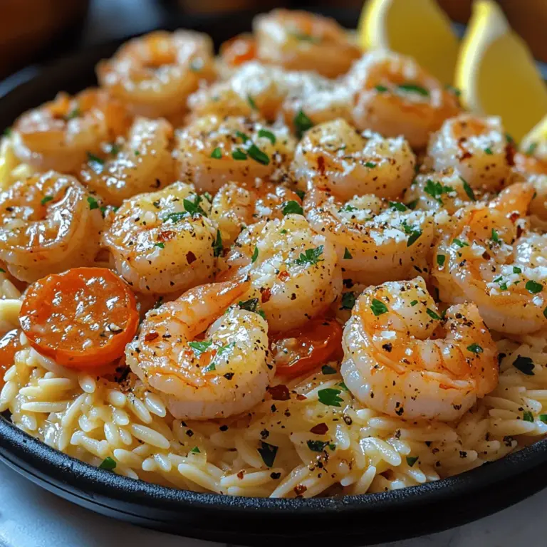 Are you on the hunt for a quick, flavorful, and nutritious meal that can elevate your weeknight dinners? Look no further than Zesty Lemon Garlic Shrimp Orzo. This vibrant dish combines succulent shrimp with the delicate texture of orzo pasta, all brought together by the bright notes of lemon and the aromatic essence of garlic. It is a perfect representation of Mediterranean cuisine, celebrated for its ability to highlight fresh ingredients and harmonious flavors.