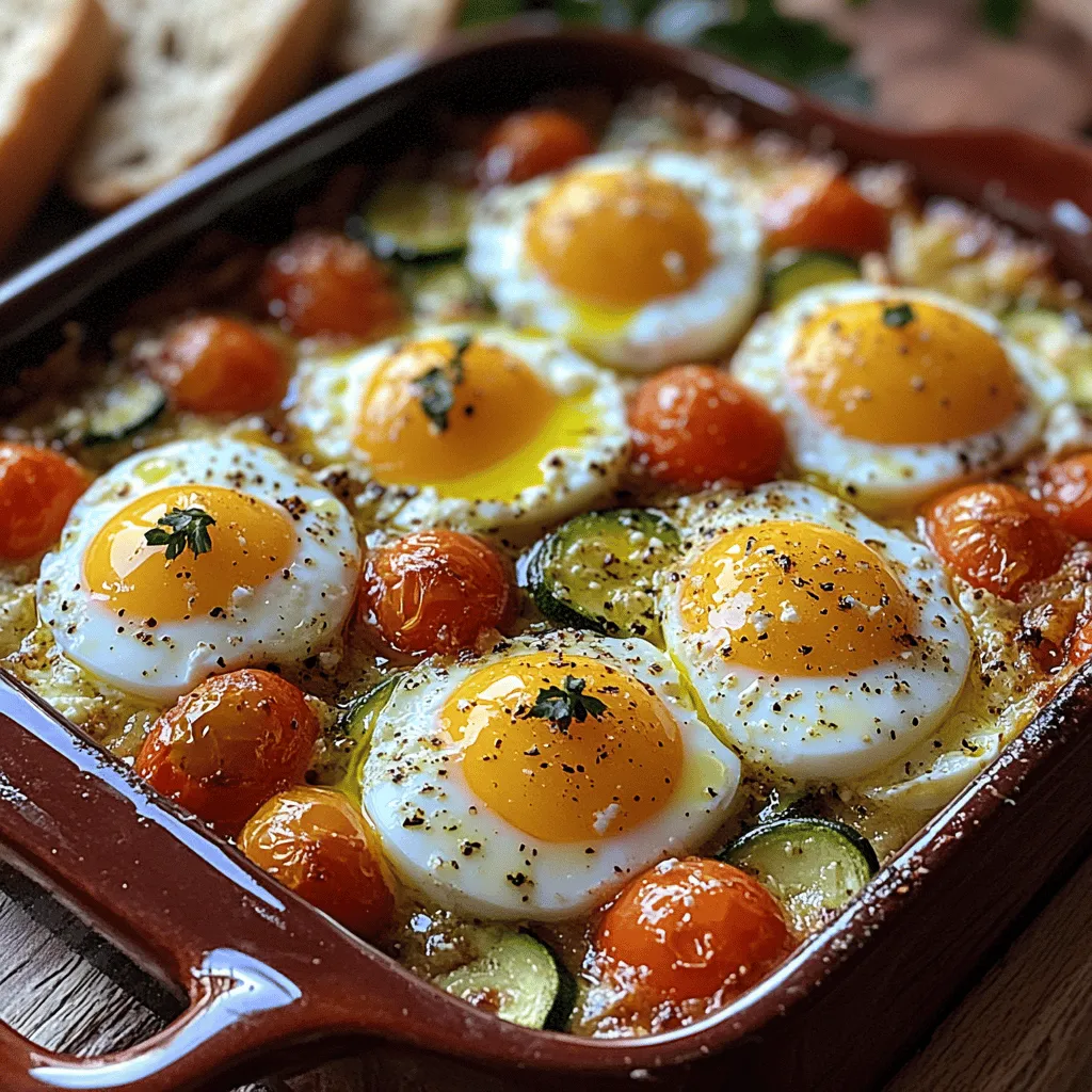 Savory Baked Feta Eggs is a delightful dish that has captured the attention of food lovers and home cooks alike. This recipe combines the creamy richness of feta cheese with the satisfying heartiness of eggs, creating a meal that is both comforting and nutritious. The appeal of this dish lies not only in its flavor but also in its simplicity. With just a handful of wholesome ingredients, you can whip up a delicious breakfast or brunch that will impress your family or guests.