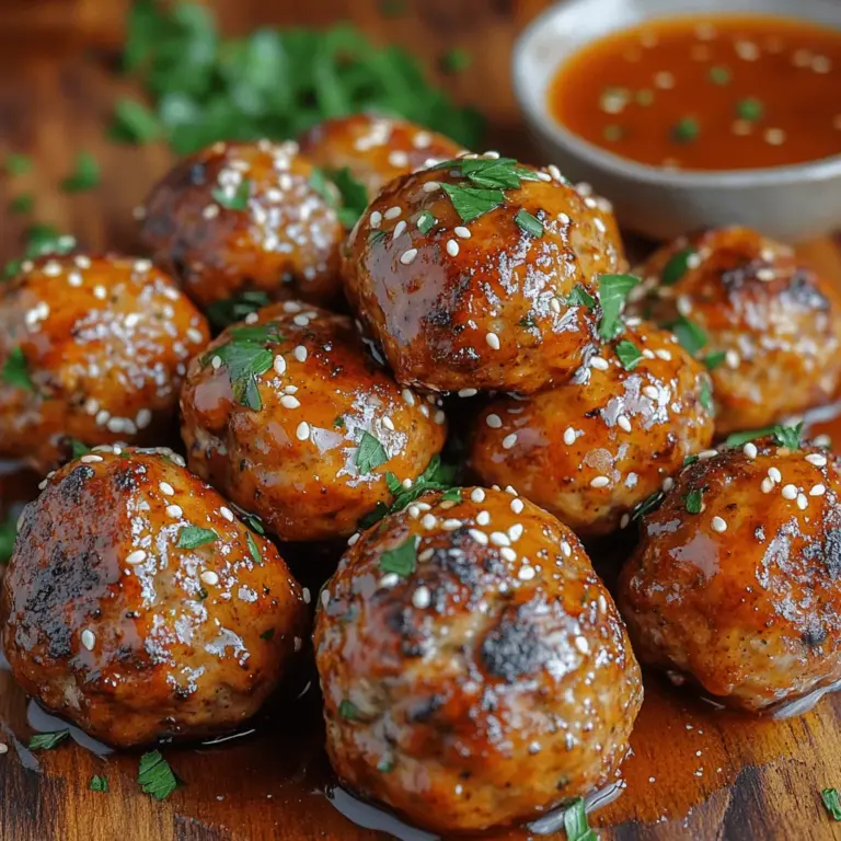Imagine the aroma of freshly cooked meatballs wafting through your kitchen, drawing family and friends to the dining table. The combination of sweet honey and savory garlic creates an irresistible glaze that coats each meatball, resulting in a dish that is not only visually appealing but also packed with flavor. Perfectly tender and juicy, these meatballs are a celebration of culinary simplicity, making them an ideal choice for both weeknight dinners and festive occasions.