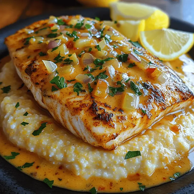 Cajun cuisine is synonymous with bold flavors, hearty dishes, and a rich tapestry of cultural influences that make it a culinary treasure. Originating from the vibrant state of Louisiana, Cajun cooking is a celebration of community and tradition, often characterized by its use of local ingredients and time-honored techniques. One dish that beautifully encapsulates the essence of Cajun cooking is Red Snapper & Shrimp Grits. This delightful recipe combines the tender, flaky texture of red snapper with the sweet succulence of shrimp, all served atop a bed of creamy, cheesy grits. Enhanced by a mouthwatering Cajun cream sauce, this dish is sure to impress any dinner guest or satisfy a craving for something delicious.