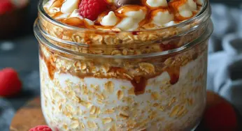 Sweet Dreams White Chocolate Raspberry Overnight Oats