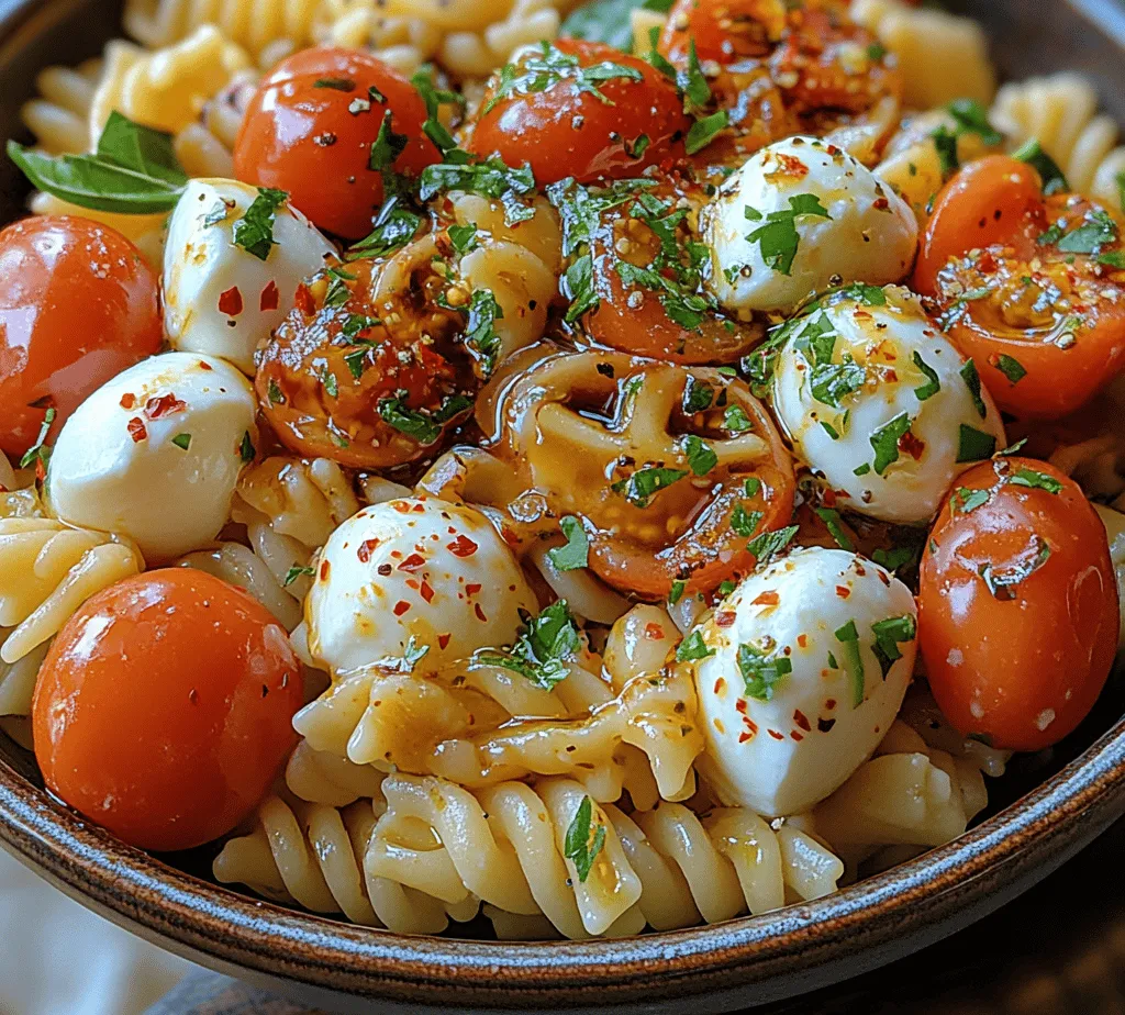 In the world of culinary delights, few dishes can rival the freshness and simplicity of Caprese Pasta Salad. This vibrant dish beautifully marries the classic Italian Caprese salad with the heartiness of pasta, creating a delightful experience that captures the essence of summer in every bite. With its colorful combination of cherry tomatoes, creamy mozzarella, and fragrant basil, the Caprese Pasta Salad Delight is not only visually stunning but also incredibly easy to prepare.