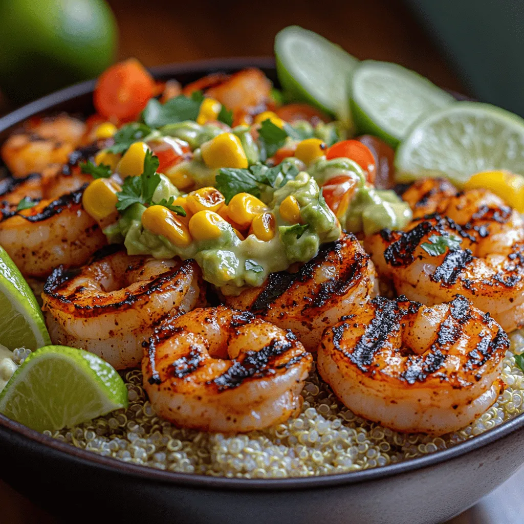 If you're searching for a dish that bursts with flavor while also offering a healthy twist, look no further than the Grilled Shrimp Bowl with Avocado Corn Salsa and Creamy Sauce. This vibrant and colorful meal is not only a feast for the eyes but also a powerhouse of nutrition, making it a perfect choice for any occasion. Whether you're planning a casual family dinner or a lively summer barbecue, this dish will impress your guests and satisfy your taste buds.