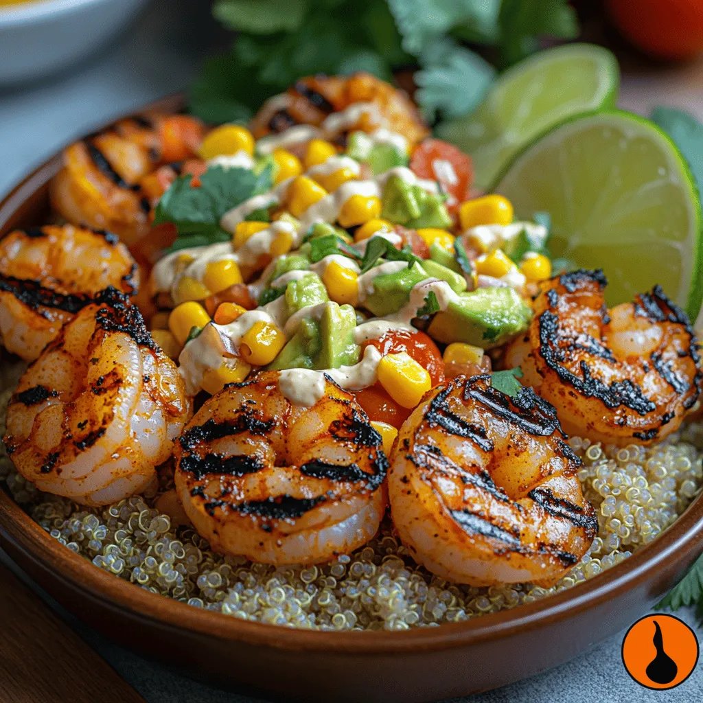 If you're searching for a dish that bursts with flavor while also offering a healthy twist, look no further than the Grilled Shrimp Bowl with Avocado Corn Salsa and Creamy Sauce. This vibrant and colorful meal is not only a feast for the eyes but also a powerhouse of nutrition, making it a perfect choice for any occasion. Whether you're planning a casual family dinner or a lively summer barbecue, this dish will impress your guests and satisfy your taste buds.