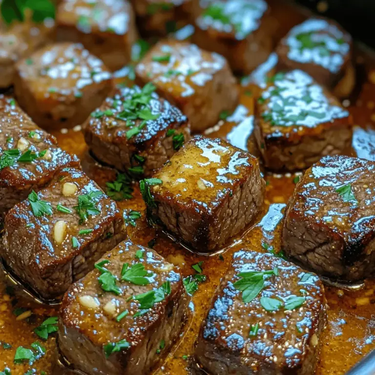 In today’s fast-paced world, slow cooker recipes have become a kitchen staple for many home cooks. These versatile appliances allow you to prepare hearty meals with minimal effort, making them perfect for busy weeknights or leisurely weekends. One standout dish that exemplifies convenience without sacrificing flavor is the Slow Cooker Garlic Butter Beef Bites. This recipe combines succulent pieces of tender beef with a rich garlic butter sauce that envelops the meat, creating a mouthwatering dish that is sure to please both family and friends.