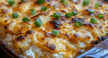 Crispy Cottage Cheese Hashbrown Bake: A Comfort Food Delight