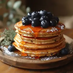 Blueberry pancakes are a beloved breakfast staple that evokes comfort and joy for many. Their fluffy texture combined with the sweet and slightly tart burst of fresh blueberries makes them an irresistible choice for morning meals. The appeal of pancakes lies not only in their delightful flavor but also in their versatility; they can be enjoyed plain, topped with syrup, or adorned with additional fruit and whipped cream. Among the various pancake recipes, the Berry Bliss Blueberry Pancakes stand out for their extraordinary fluffiness and vibrant blueberry flavor.