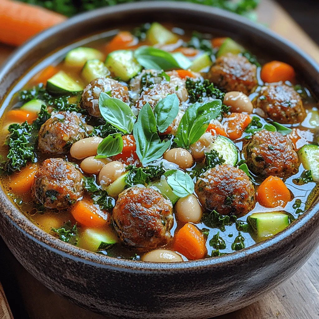 Delve into the heart of Italian comfort food with our Italian Meatball Delight Soup. This nourishing dish combines the rich flavors of homemade meatballs with a hearty medley of vegetables, all simmered to perfection in a savory broth. Not only is this soup a feast for the senses, but it also serves as a wholesome meal that warms the soul. Perfect for chilly evenings or family gatherings, this recipe is easy to make and packed with nutritious ingredients. Join us as we explore how to create this delightful dish, step by step.