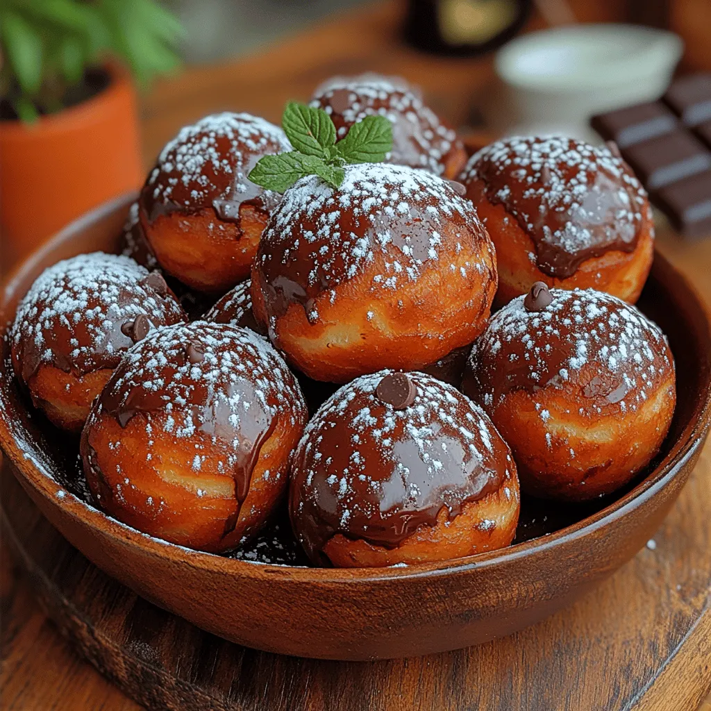 There's something undeniably enchanting about the allure of chocolate doughnut holes. These small, round, and oh-so-satisfying treats are perfect bites of joy that can brighten any day. Whether you're enjoying them with a cup of coffee in the morning or serving them at a festive gathering, chocolate doughnut holes never fail to impress. The beauty of homemade treats lies not just in their flavor but in the memories they create—baking together with loved ones, sharing a batch with friends, or indulging in a sweet moment alone.