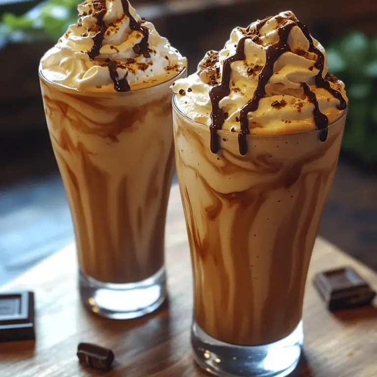Welcome to the delightful world of coffee-infused treats! If you're a coffee lover or a dessert enthusiast, you're in for a special treat with our Creamy Coffee Delight Milkshake. This indulgent recipe seamlessly marries the robust richness of brewed coffee with the creamy texture of vanilla ice cream, enhanced by a drizzle of chocolate syrup. Whether you're looking for a refreshing afternoon pick-me-up or a decadent dessert to share with friends, this milkshake promises to satisfy your cravings and leave you wanting more.