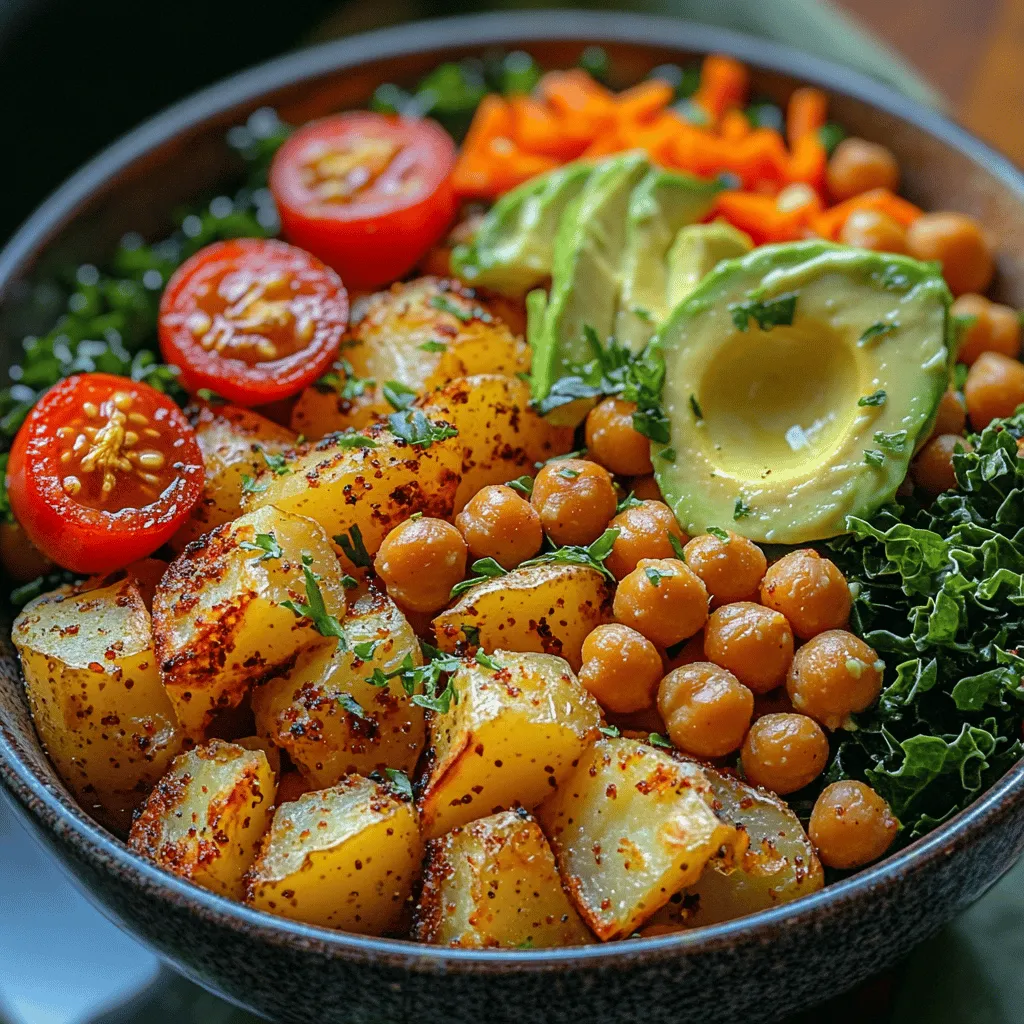 In recent years, power bowls have surged in popularity as a meal option that perfectly balances nutrition, flavor, and convenience. These versatile dishes are characterized by their ability to combine a variety of fresh, wholesome ingredients into a single bowl, catering to diverse dietary preferences and lifestyles. One shining example of this trend is the Colorful Chickpea & Potato Power Bowl, a vibrant and nutritious meal that is as satisfying to the eye as it is to the palate.