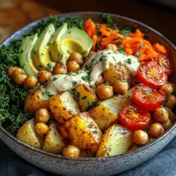 In recent years, power bowls have surged in popularity as a meal option that perfectly balances nutrition, flavor, and convenience. These versatile dishes are characterized by their ability to combine a variety of fresh, wholesome ingredients into a single bowl, catering to diverse dietary preferences and lifestyles. One shining example of this trend is the Colorful Chickpea & Potato Power Bowl, a vibrant and nutritious meal that is as satisfying to the eye as it is to the palate.