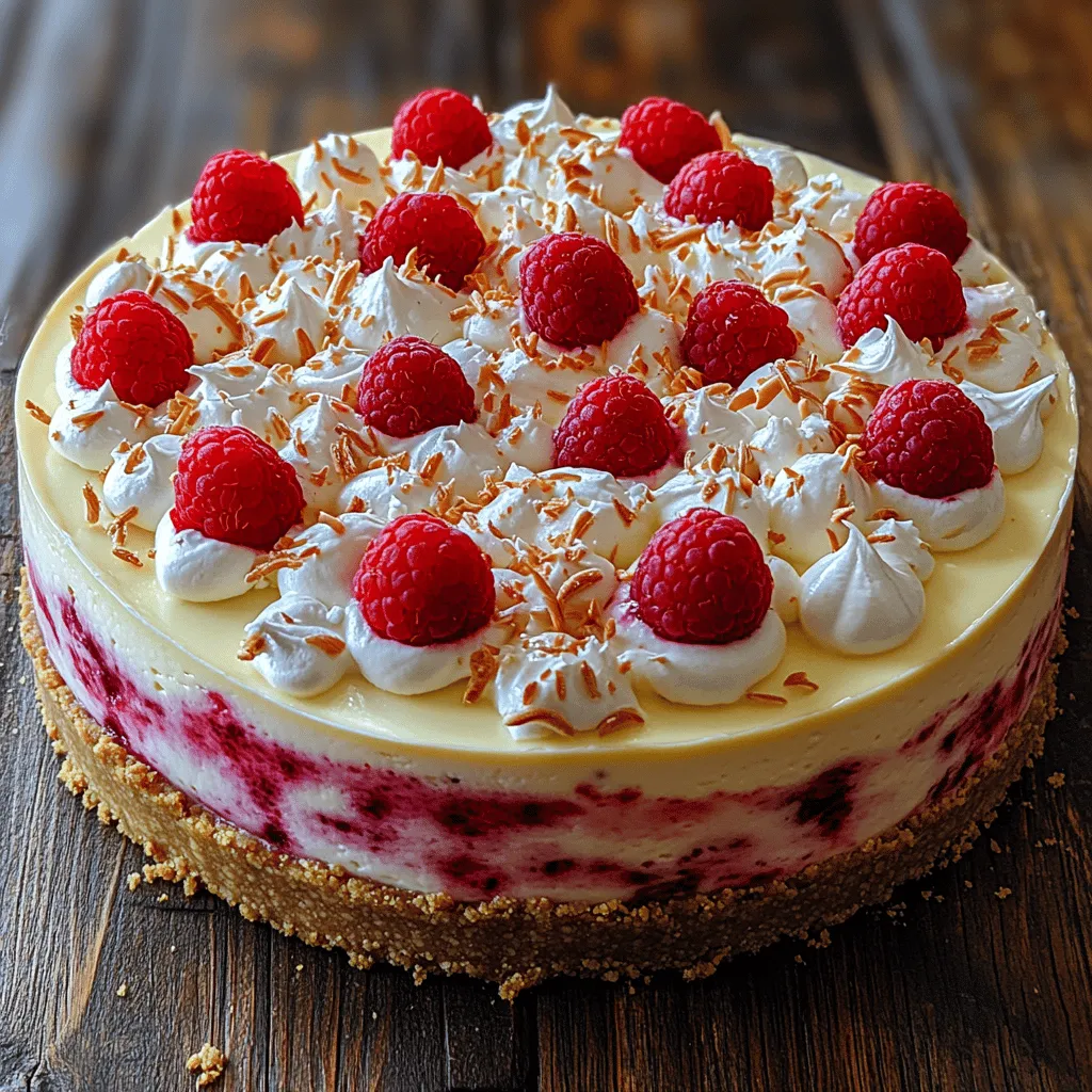 If you’re a fan of desserts that tantalize the taste buds and impress at gatherings, then the White Chocolate Raspberry Cheesecake is a must-try. This dessert is a splendid union of velvety cream cheese, luscious white chocolate, and the bright, tangy burst of fresh raspberries. Each slice is a delightful journey into creaminess, sweetness, and a hint of tartness, making it an exquisite choice for celebrations or simply as a treat to indulge yourself.