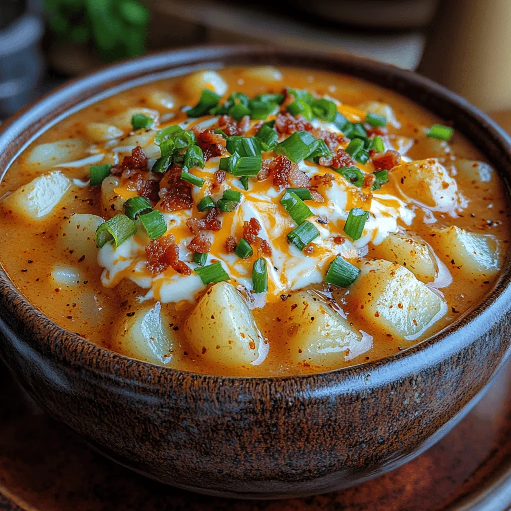 In the world of comforting meals, few dishes can rival the warmth and indulgence of a hearty potato soup. This Velvety Slow Cooker Loaded Potato Soup is not just a meal; it's an experience that brings family and friends together. Imagine a chilly evening where the air is crisp, and the sky is painted in hues of twilight. The aroma of rich, creamy soup wafts through your home, inviting loved ones to gather around the table. As you serve up generous bowls of this delightful dish, you create not only a satisfying meal but also cherished memories.