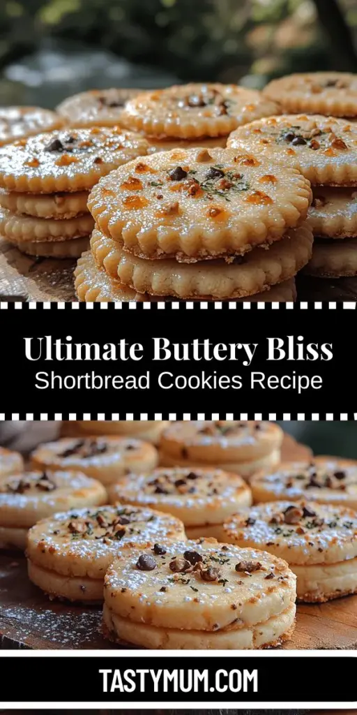 Discover the joy of baking with our step-by-step guide to Delicious Buttery Bliss Shortbread Cookies. With just a few simple ingredients like unsalted butter, powdered sugar, and flour, you can create melt-in-your-mouth cookies that are perfect for any occasion. This recipe not only highlights the rich flavor and tender texture of classic shortbread but also invites creativity with optional mix-ins like chocolate chips or nuts. Enjoy the warm, comforting aroma as you fill your kitchen with these irresistible treats!