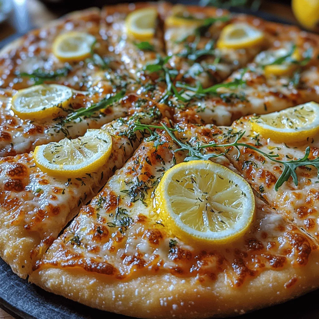 Pizza is a beloved dish around the world, known for its versatility and comforting nature. Whether you prefer a classic Margherita or a hearty pepperoni, the base of dough, sauce, and cheese is universally adored. However, if you're looking to tantalize your taste buds with a unique flavor profile, the Zesty Lemon Delight Pizza is a must-try. This innovative recipe combines the tangy freshness of lemon with the creamy richness of cheese, creating a pizza that stands out from the crowd.