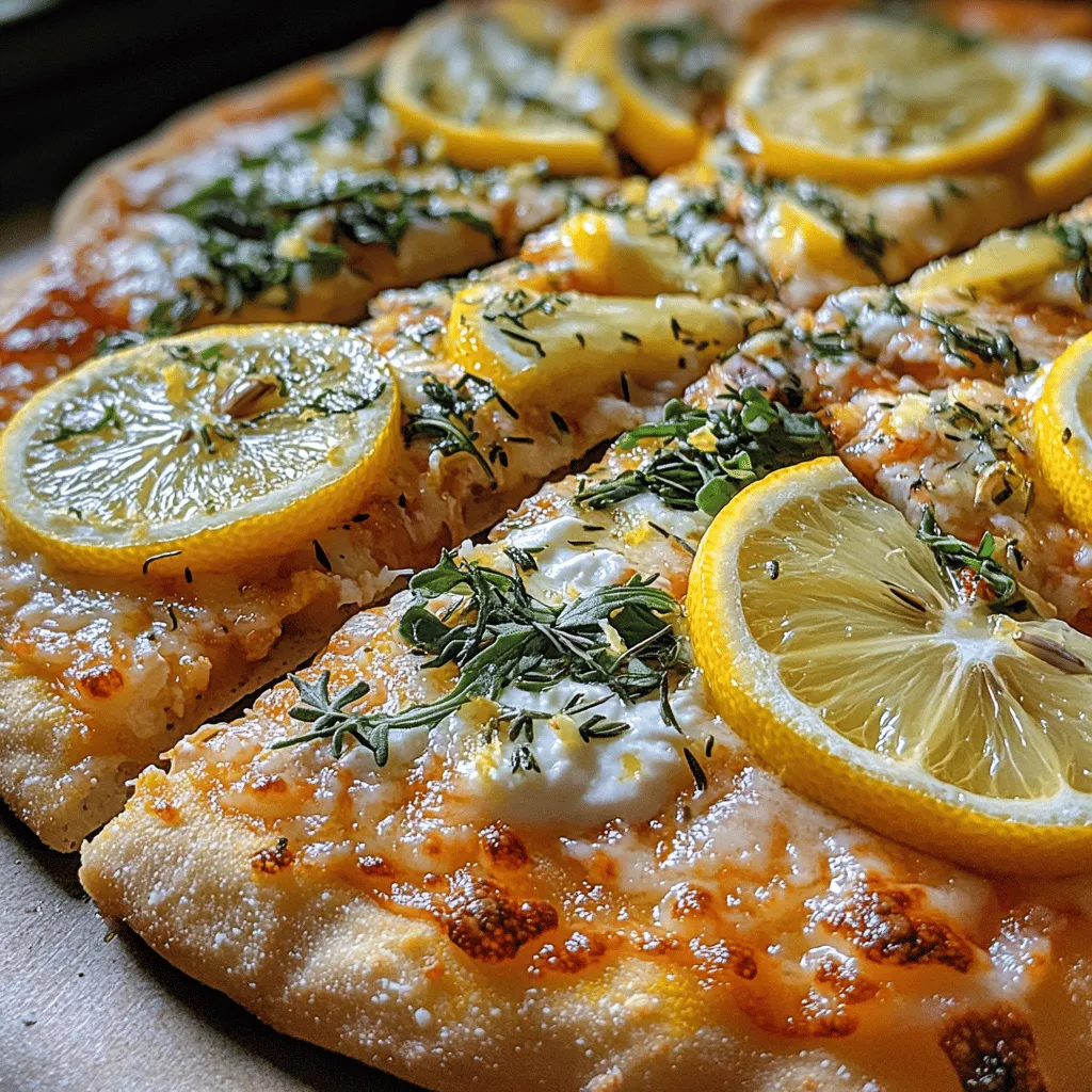 Pizza is a beloved dish around the world, known for its versatility and comforting nature. Whether you prefer a classic Margherita or a hearty pepperoni, the base of dough, sauce, and cheese is universally adored. However, if you're looking to tantalize your taste buds with a unique flavor profile, the Zesty Lemon Delight Pizza is a must-try. This innovative recipe combines the tangy freshness of lemon with the creamy richness of cheese, creating a pizza that stands out from the crowd.