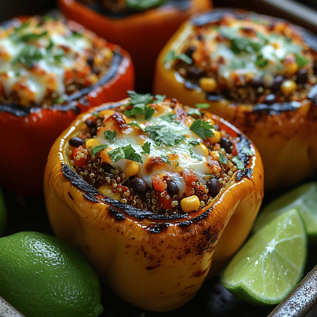 Grilled Fiesta Stuffed Bell Peppers: A Flavorful and Healthy Delight