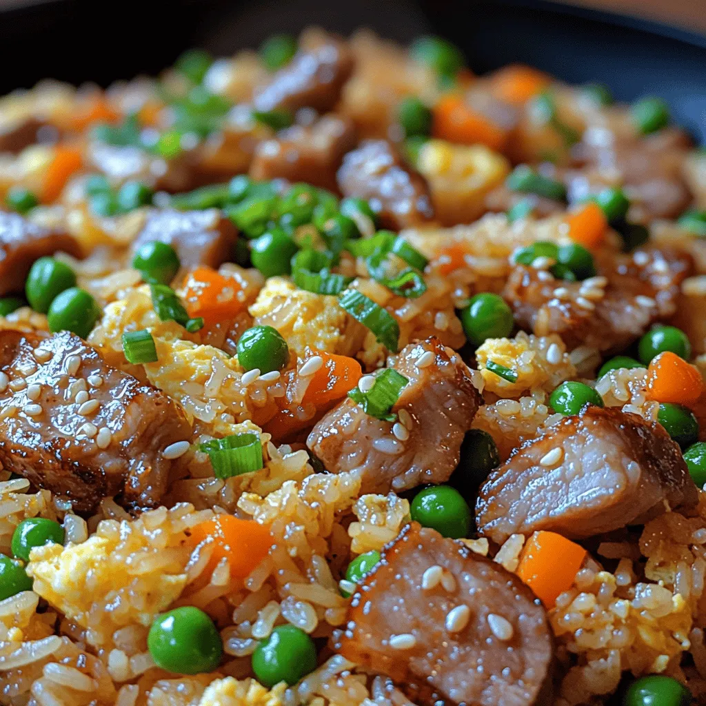 Pork fried rice is a delightful dish that has captivated taste buds across the globe. This classic offering, prevalent in Asian cuisine, has transcended its origins to become a beloved staple in many households. The combination of tender pork, colorful vegetables, and perfectly cooked rice creates an irresistible medley that is both comforting and satisfying. Whether enjoyed as a main course or a side dish, pork fried rice is a versatile option that can be customized to suit various palates.