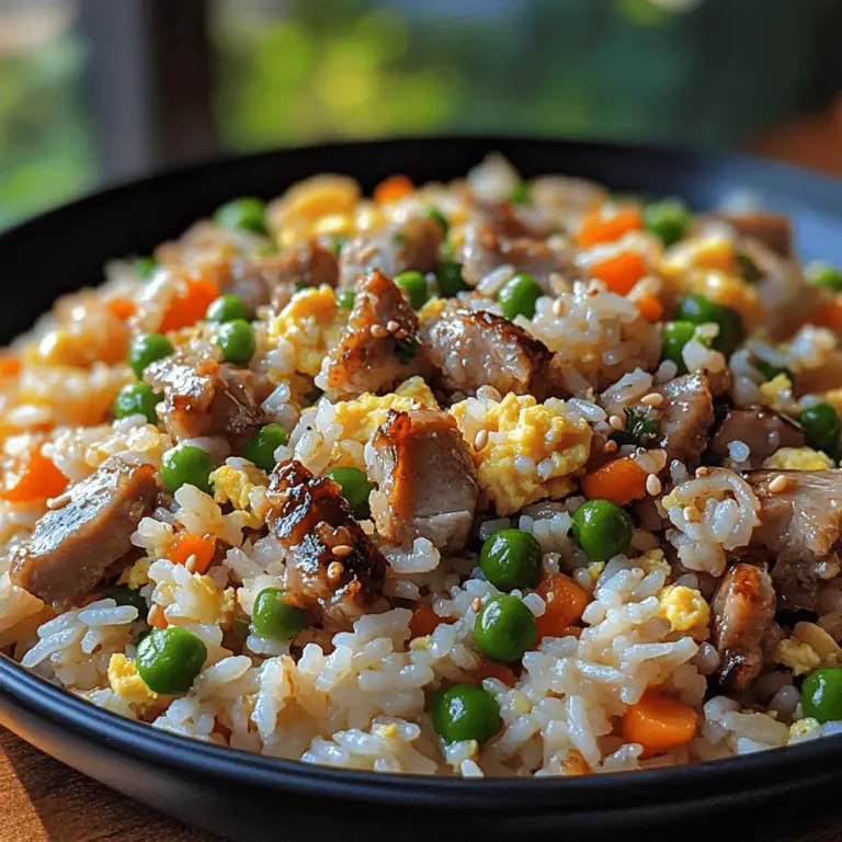 Pork fried rice is a delightful dish that has captivated taste buds across the globe. This classic offering, prevalent in Asian cuisine, has transcended its origins to become a beloved staple in many households. The combination of tender pork, colorful vegetables, and perfectly cooked rice creates an irresistible medley that is both comforting and satisfying. Whether enjoyed as a main course or a side dish, pork fried rice is a versatile option that can be customized to suit various palates.