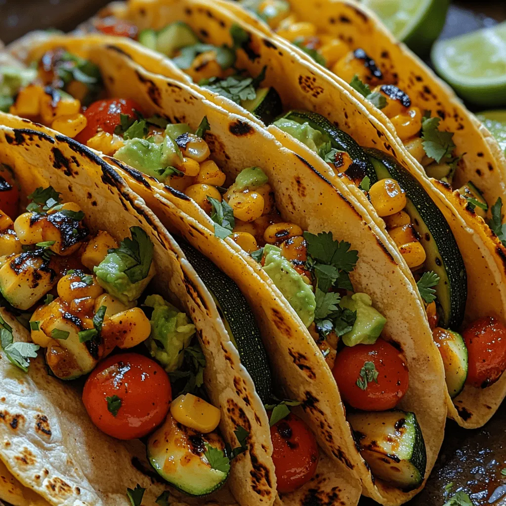 Spicy BBQ Veggie Tacos Delight: A Flavorful Culinary Adventure