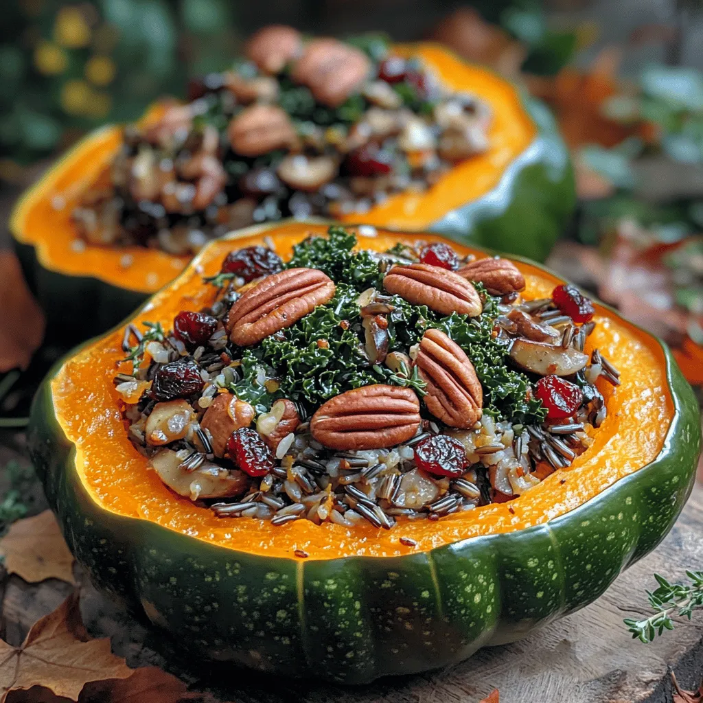 As the leaves begin to change color and the air turns crisp, the arrival of autumn brings with it a bounty of seasonal ingredients. Among these, acorn squash stands out as a versatile and visually appealing choice for hearty fall meals. With its sweet, nutty flavor and beautiful shape, acorn squash is not only delicious but also nutritious, making it a perfect candidate for stuffing. The Autumn Harvest Stuffed Acorn Squash recipe celebrates the essence of the season, combining a variety of wholesome ingredients to create a dish that is both satisfying and comforting.