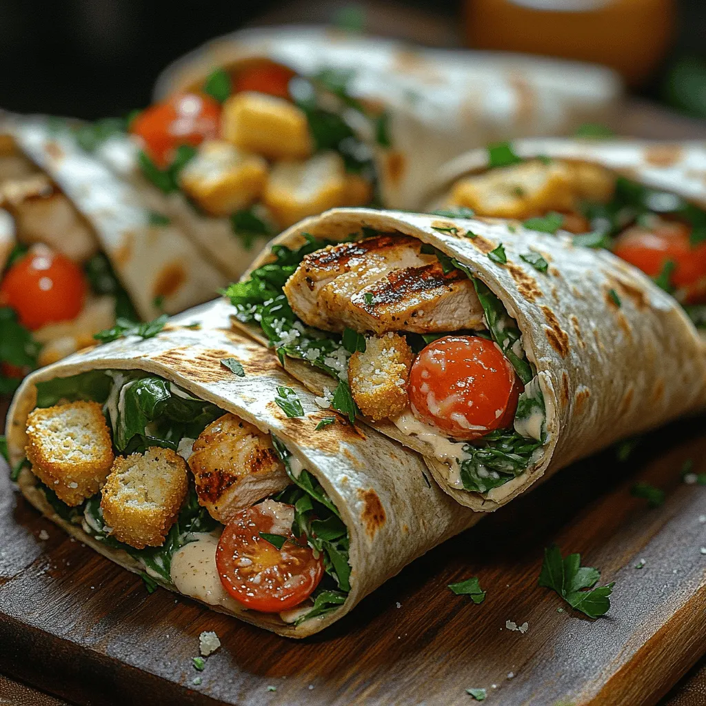 In the world of quick and delicious meals, Chicken Caesar Salad Wraps stand out as a favorite for many. Combining the classic flavors of a Caesar salad with the convenience of a wrap, this dish is a perfect option for lunch, dinner, or even a healthy snack. Imagine the crunch of fresh romaine, the creamy tang of Caesar dressing, and the satisfying bite of crispy chicken, all enveloped in a soft tortilla. Whether you’re looking for something light yet satisfying or a way to use leftover grilled chicken, these wraps are versatile and easy to prepare.