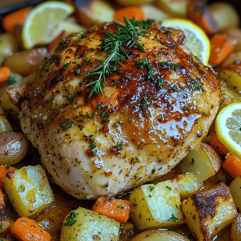 When it comes to comfort food, few dishes evoke the warmth and nostalgia of a pot roast chicken. This culinary classic is not just a meal; it’s an experience that brings families together around the dinner table, filling homes with the delightful aroma of slow-roasted goodness. The Lemon Herb Pot Roast Chicken takes this traditional dish to new heights by infusing it with a zesty brightness and fragrant herbs, creating a beautifully balanced flavor profile that tantalizes the taste buds.