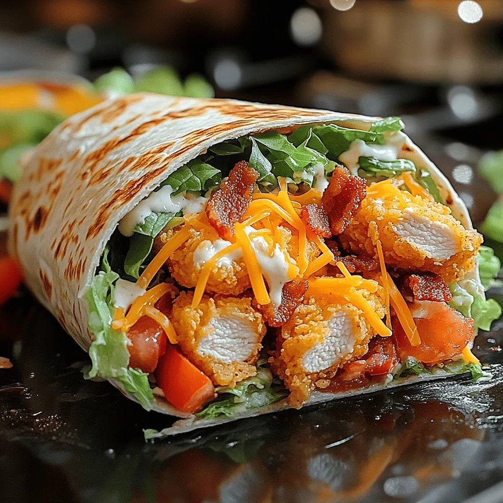 Wraps have become a go-to meal option for many, offering a delightful balance of convenience, taste, and satisfaction. Whether you’re on the run or enjoying a leisurely meal at home, wraps serve as the perfect vessel for various flavors and textures. Among the myriad of wrap options available, one stands out for its irresistible combination of crispy chicken, savory bacon, and creamy ranch dressing—a trio that not only tantalizes the taste buds but also provides a fulfilling experience.