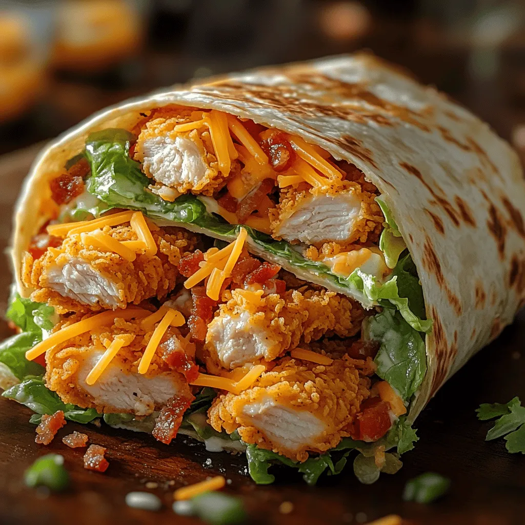 Wraps have become a go-to meal option for many, offering a delightful balance of convenience, taste, and satisfaction. Whether you’re on the run or enjoying a leisurely meal at home, wraps serve as the perfect vessel for various flavors and textures. Among the myriad of wrap options available, one stands out for its irresistible combination of crispy chicken, savory bacon, and creamy ranch dressing—a trio that not only tantalizes the taste buds but also provides a fulfilling experience.