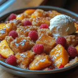 To make a truly memorable Raspberry Peach Cobbler Delight, it's essential to understand the key ingredients that contribute to its delectable flavor and texture. Let's dive into the components that make this cobbler a standout dessert.