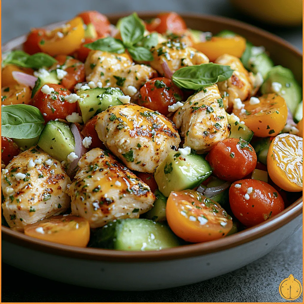 If you’re looking for a dish that combines freshness, flavor, and nourishment, look no further than the Zesty Lemon Basil Chicken Salad. This salad is not only a feast for the senses but also a powerhouse of nutrition, making it a fantastic choice for health-conscious individuals and food lovers alike. With the bright notes of lemon and the aromatic touch of fresh basil, this salad offers a delightful balance of flavors that will invigorate your palate and brighten your day.